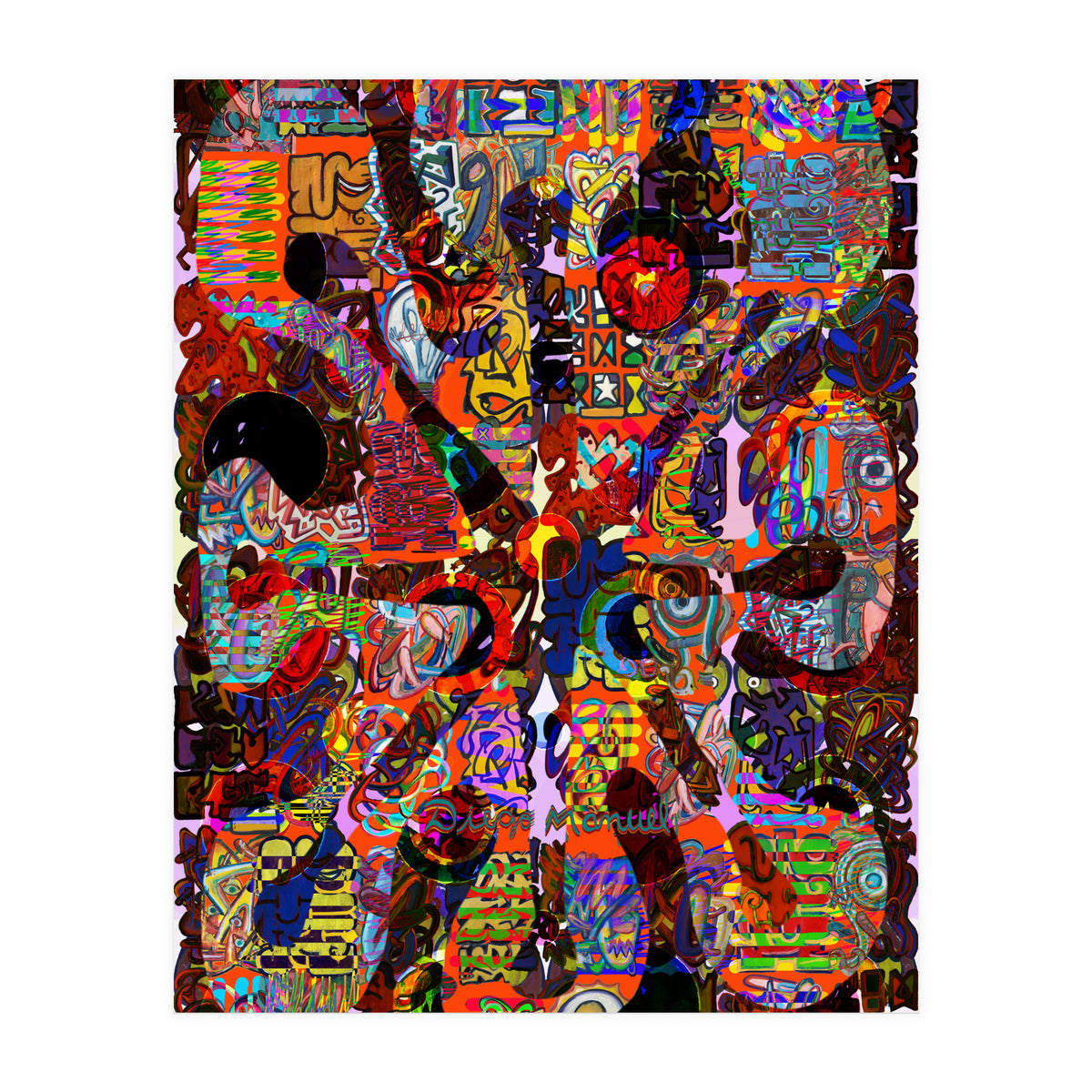 Fuego Y Graffiti 70 (Print Only)