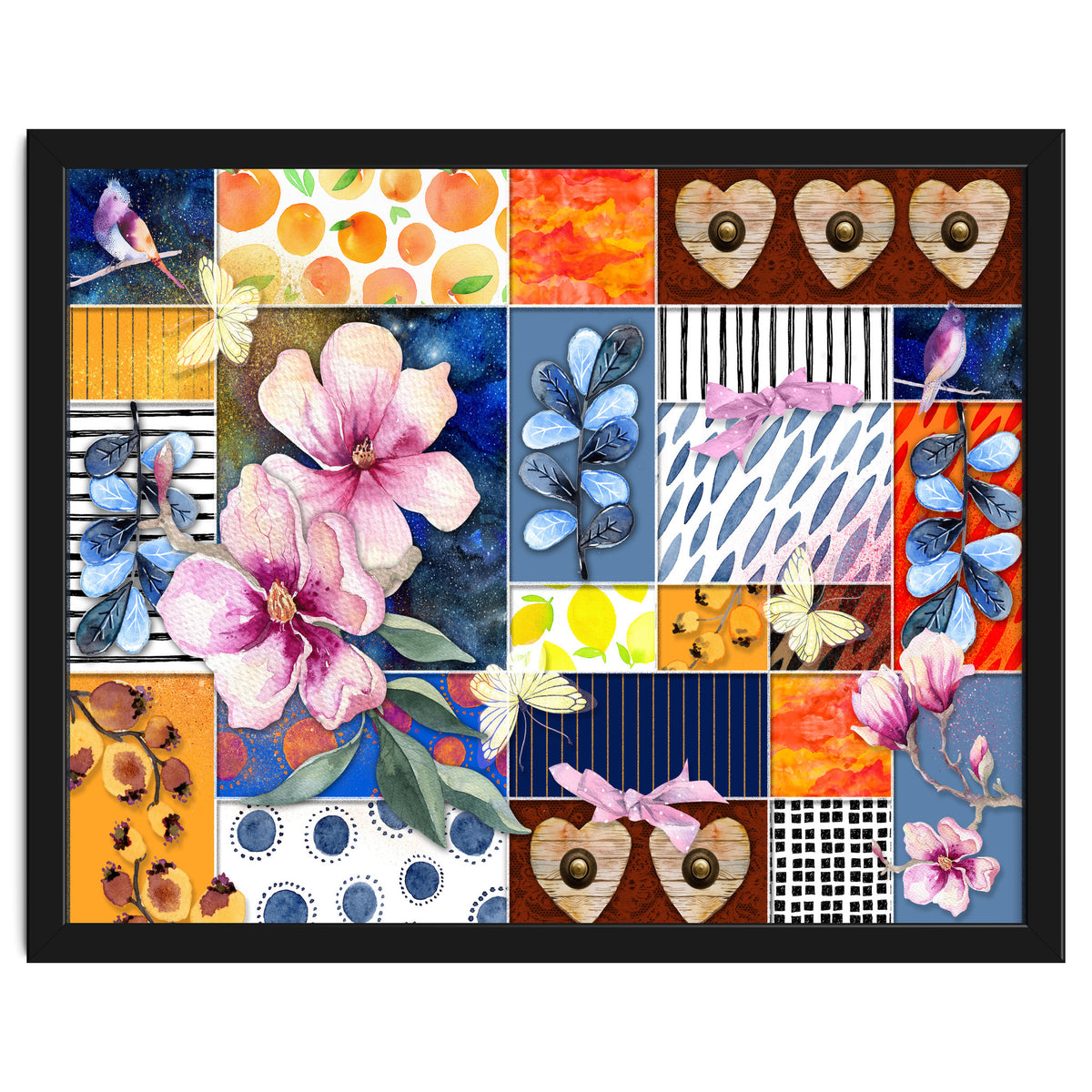 Romantic Floral Collage