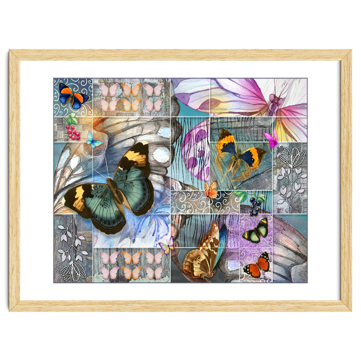 Butterfly Wings Collage