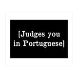 Judges You In Portuguese (Print Only) thumbnail