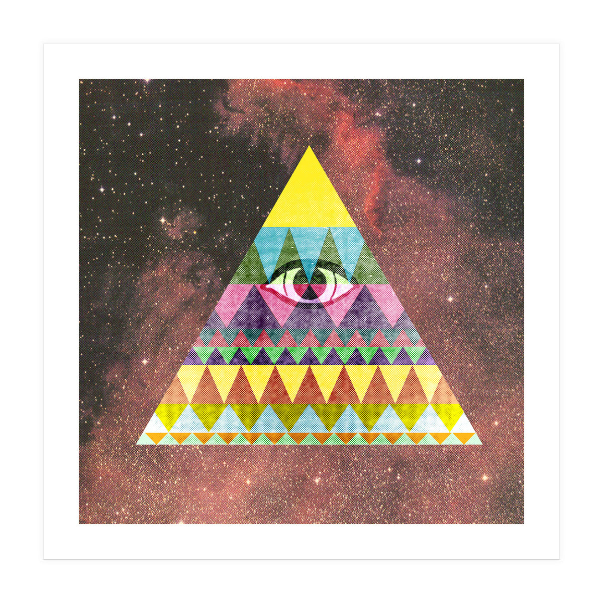 Pyramid In Space (Print Only)