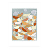 Sea Bed Orange Abstract (Print Only) thumbnail