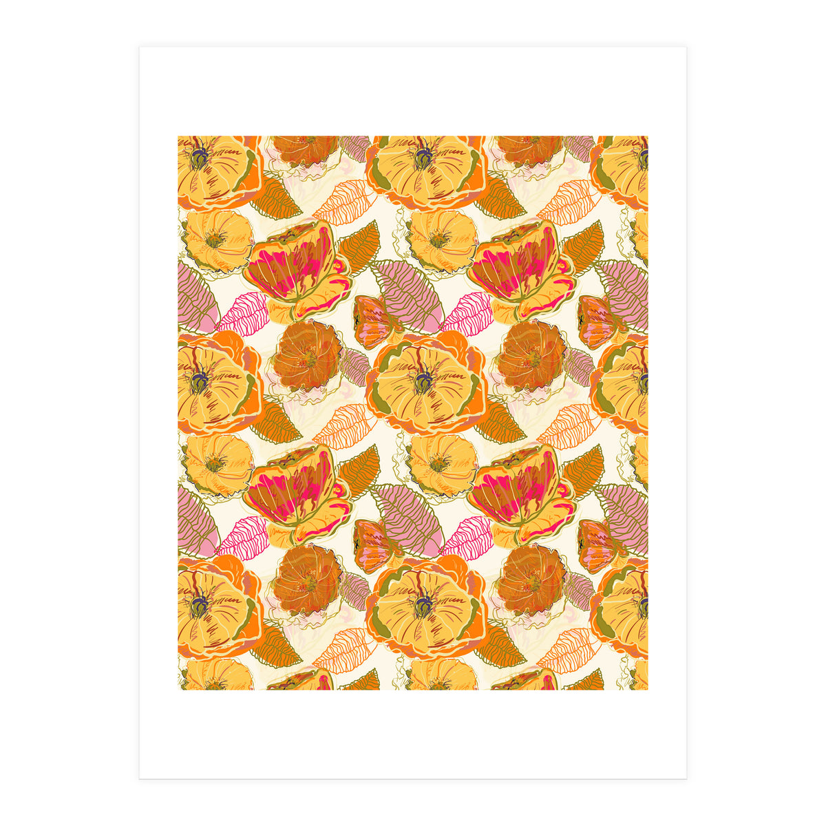 Pattern Floral Pattern (Print Only)