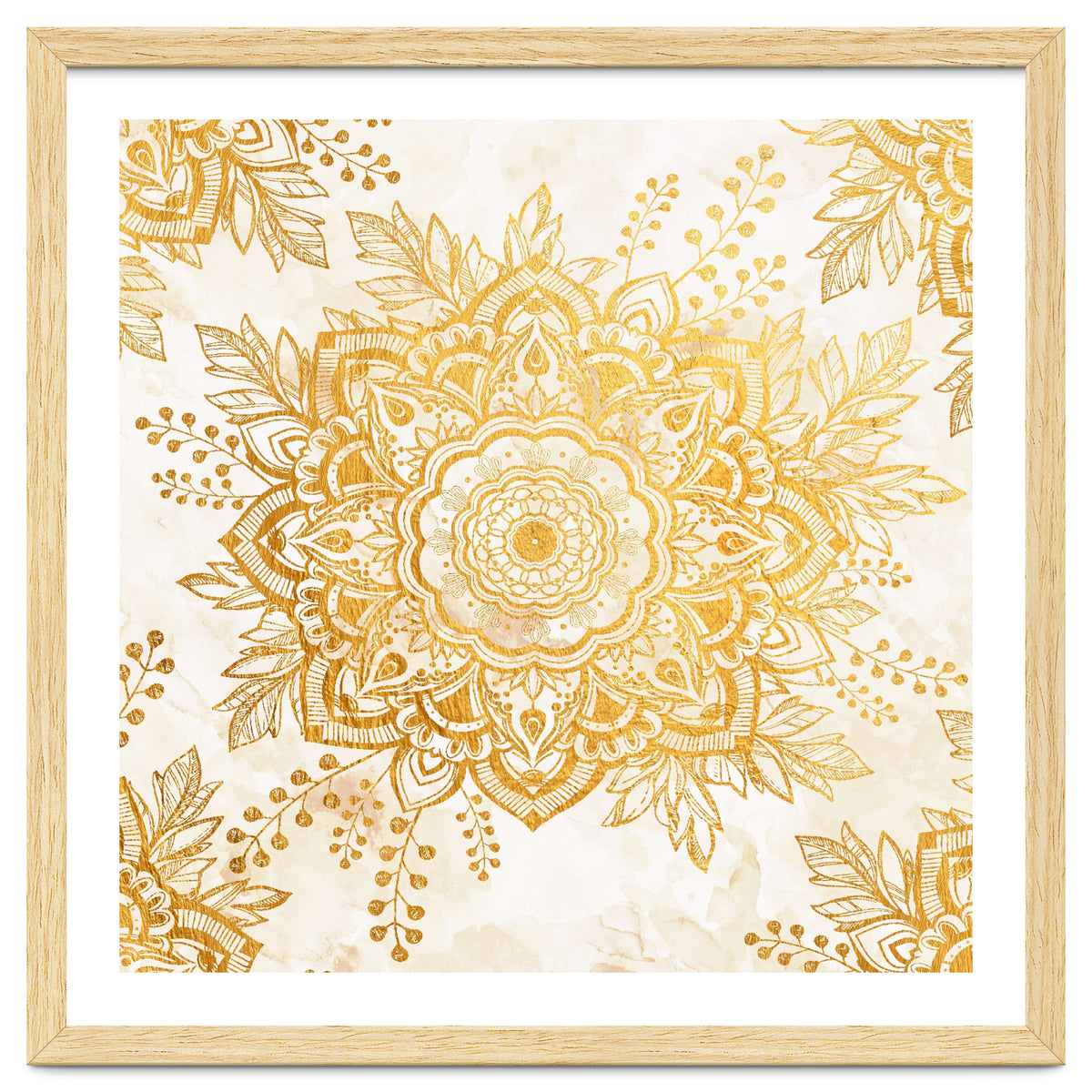 Queen Starring of Mandala-Gold Sunflower I