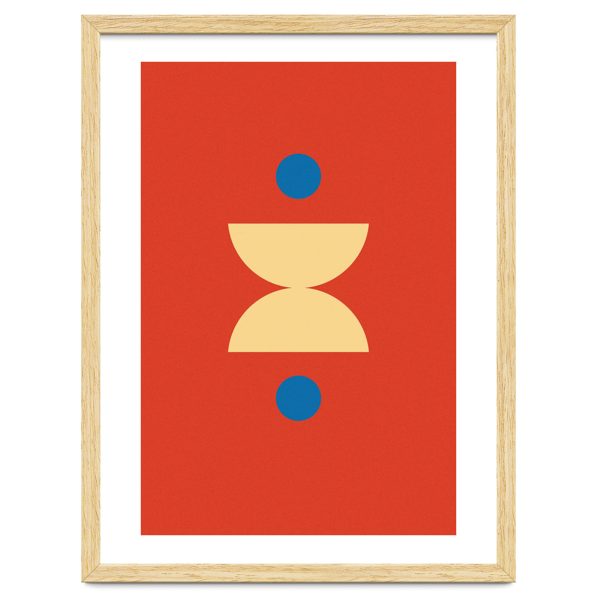 Mid Century Geometrical Print