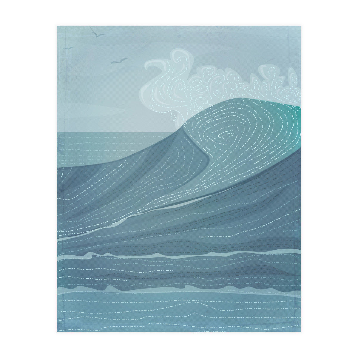 The wave (Print Only)