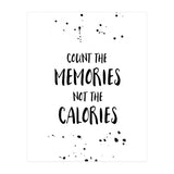 Text Art COUNT THE MEMORIES (Print Only) thumbnail