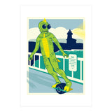 Sleezstak riding One Wheel (Print Only) thumbnail