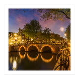 AMSTERDAM Idyllic nightscape from Keizersgracht  (Print Only) thumbnail
