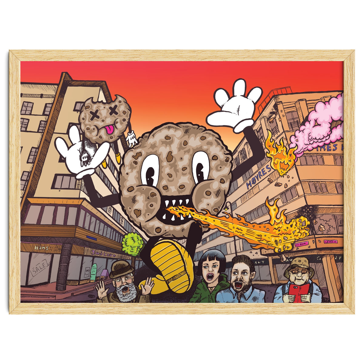 Cookie Monster 12.3% ABV Bourbon Barrel Aged Coconut Chocolate Chip Stout - Amundsen Brewery