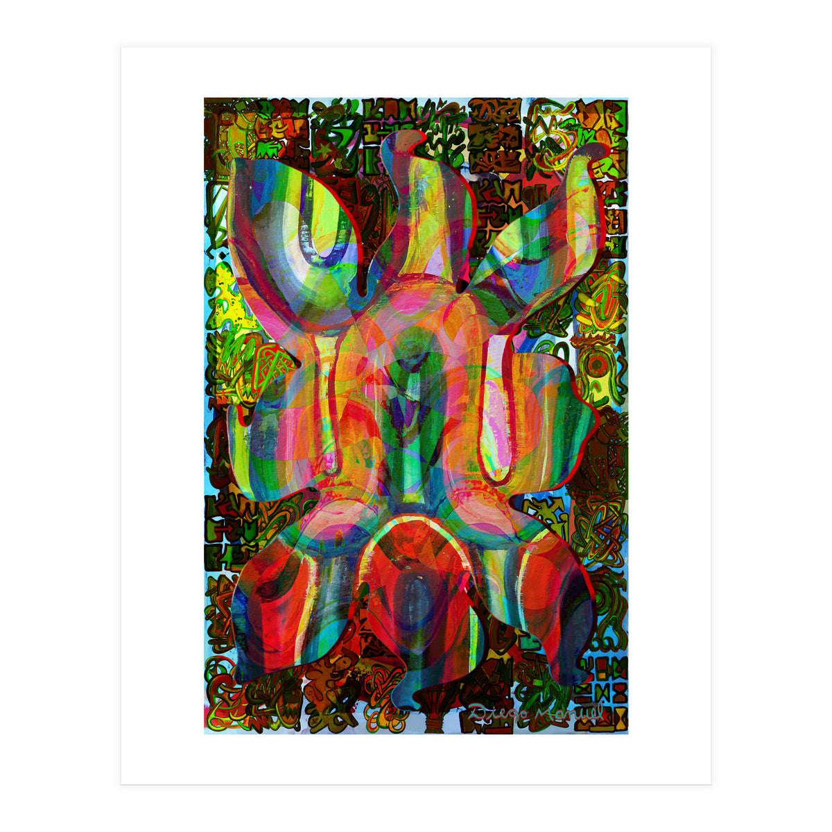 Pop Abstract 2023 Tapiz 105 (Print Only)