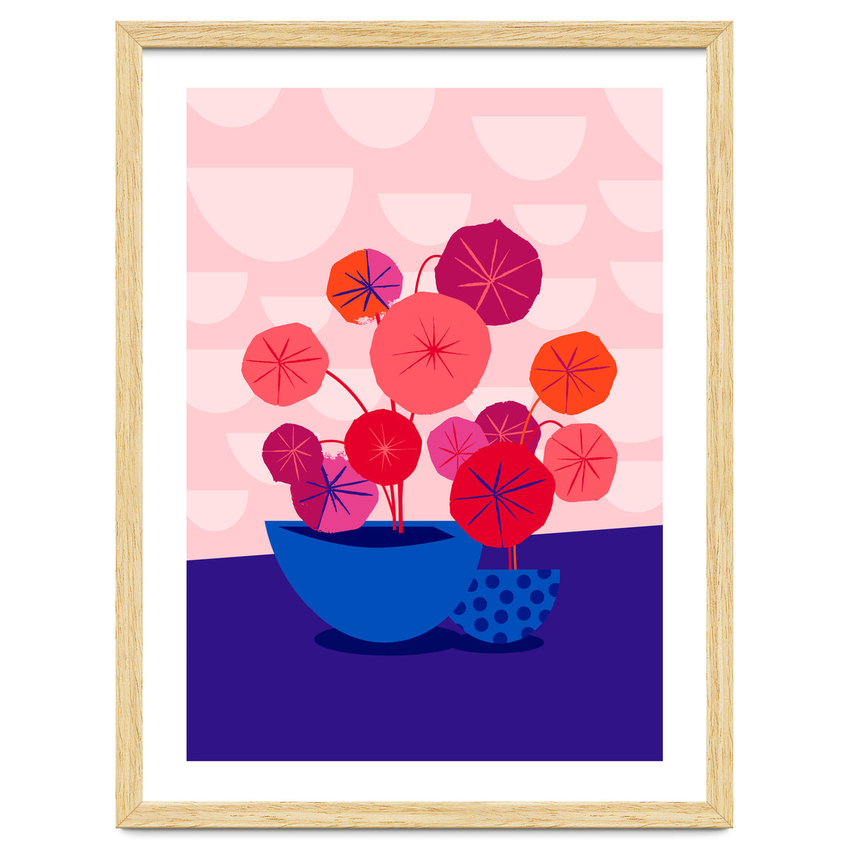 Pileas in Red and Pink