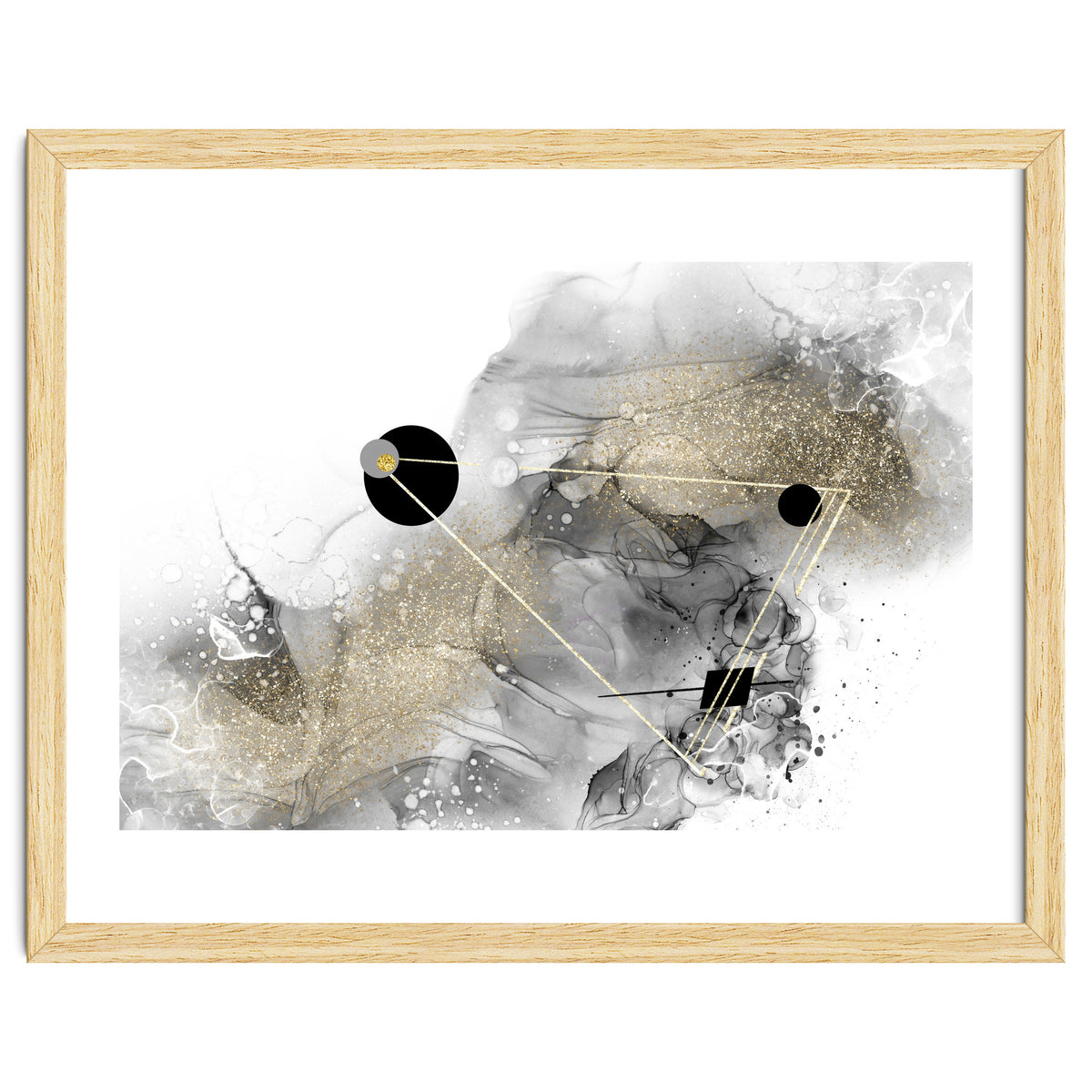 ALCOHOL INK Abstract galaxy