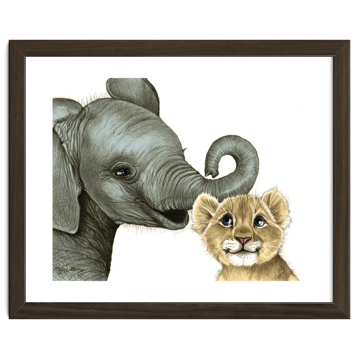 Best Friends, Elephant and Lion