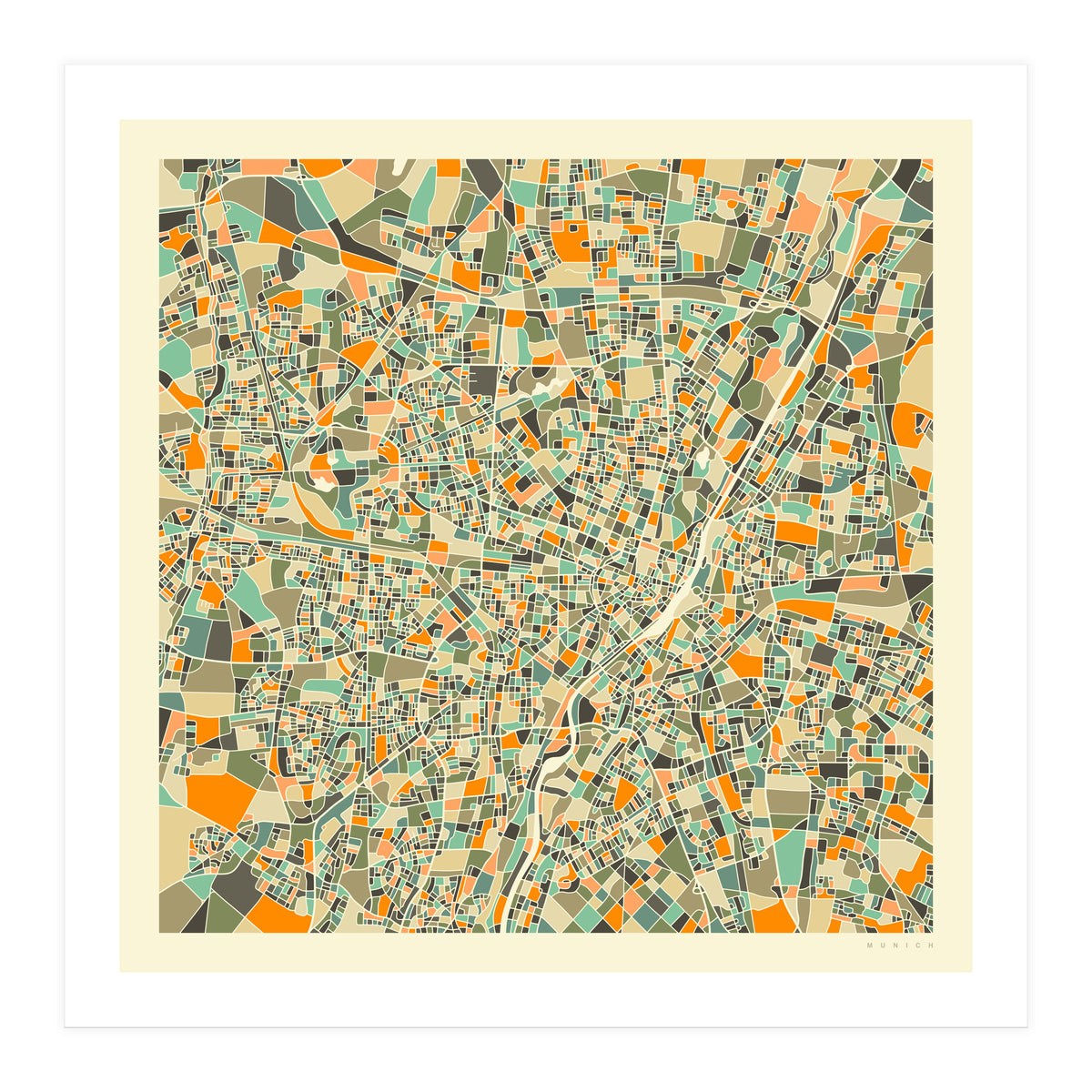 MUNICH MAP (Print Only)