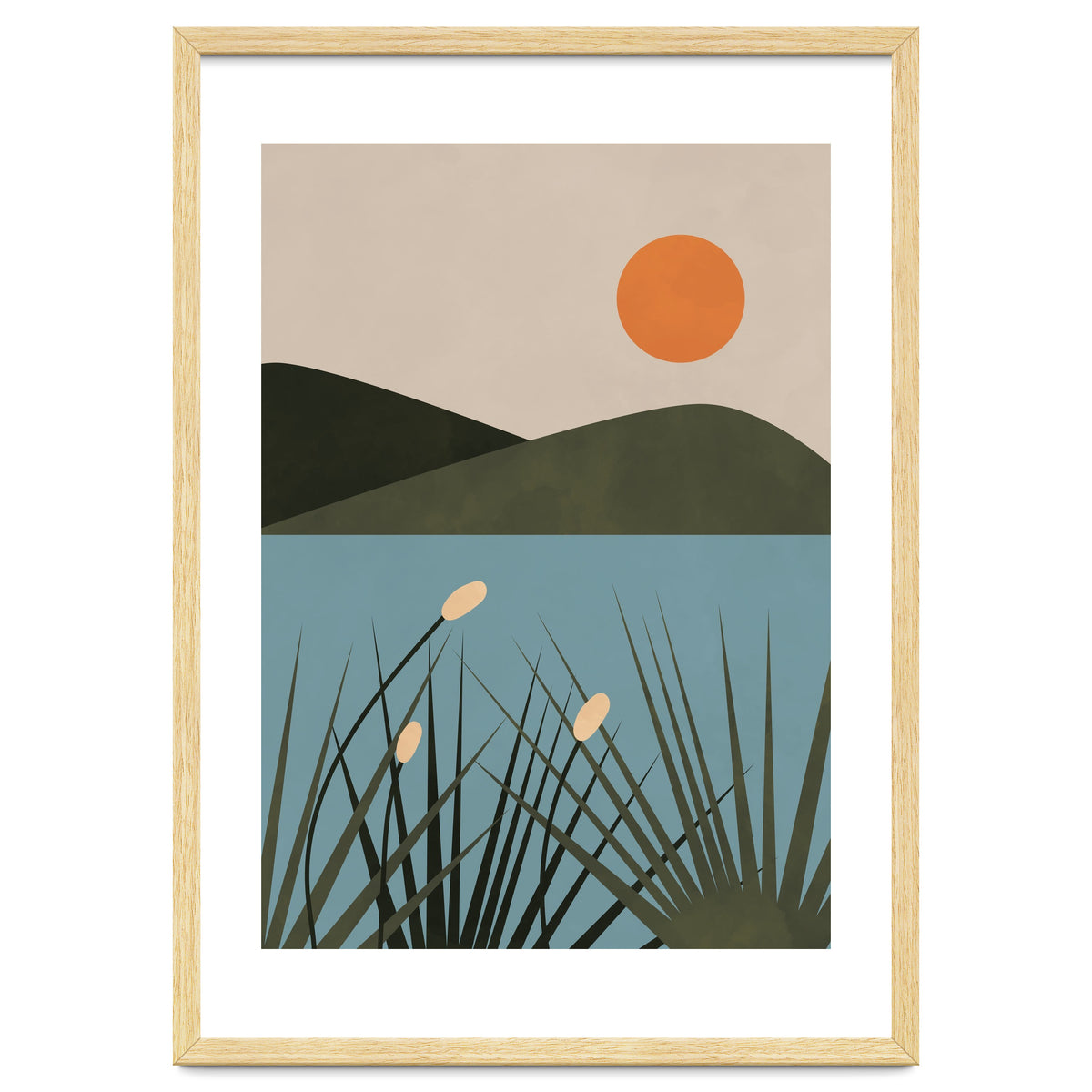 Mountain Lake Sun Boho