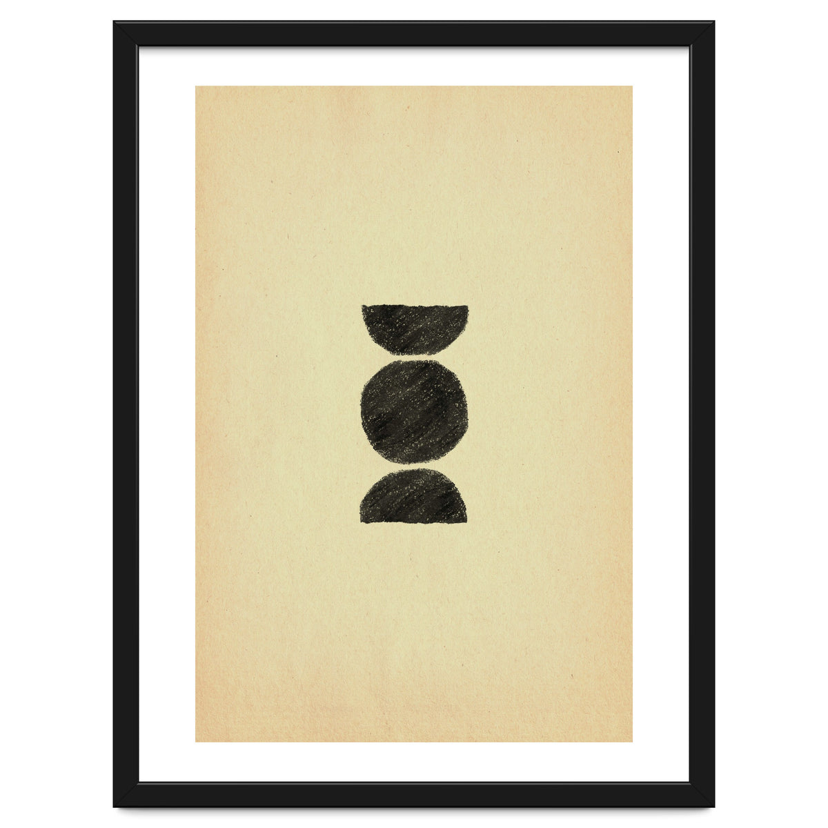 Abstract mid-century modern shapes