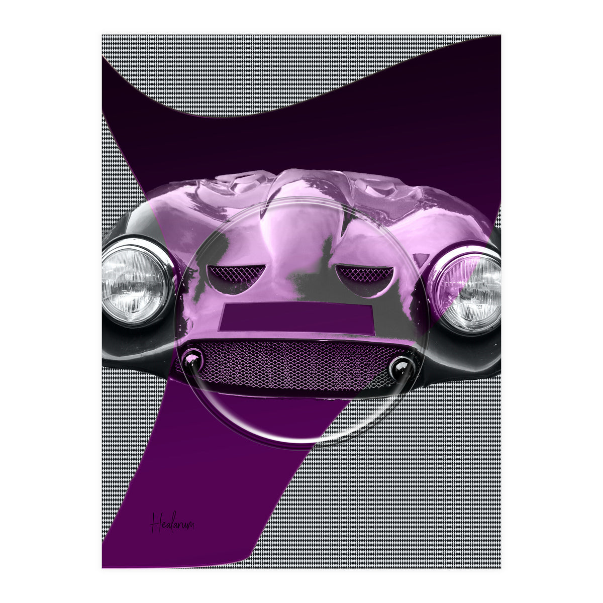 Emoji & Cars purple (Print Only)