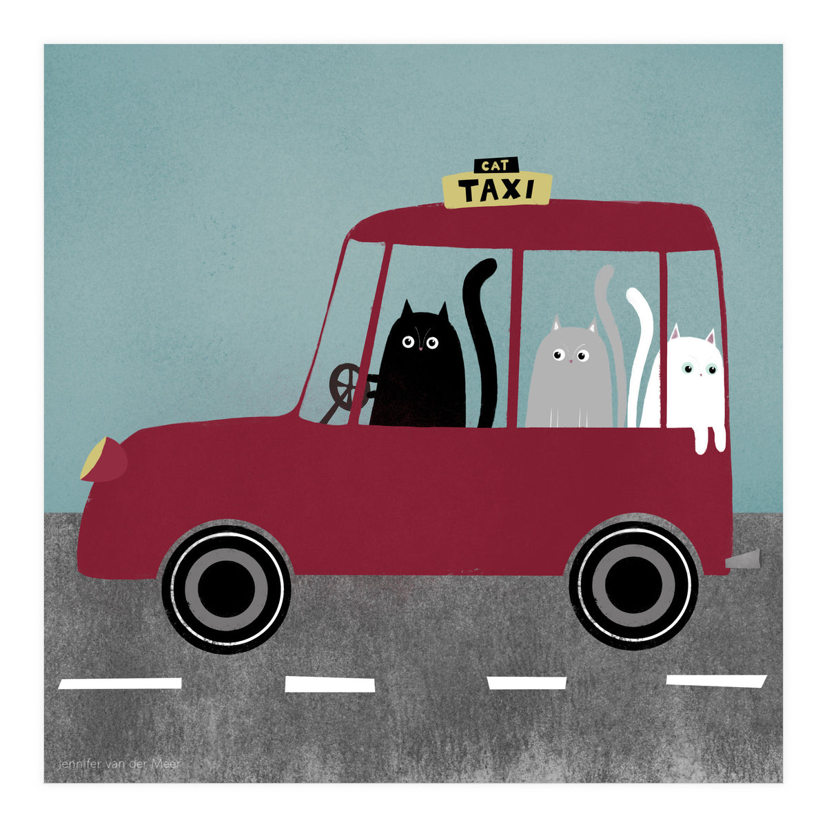 Cat 86: Cat taxi (Print Only)
