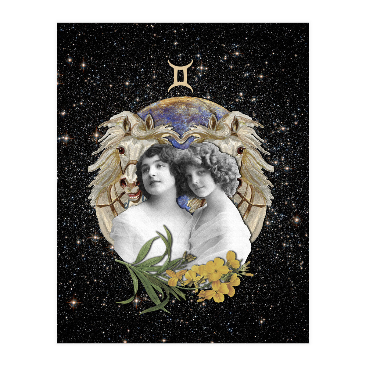Gemini Zodiac Sign (Print Only)