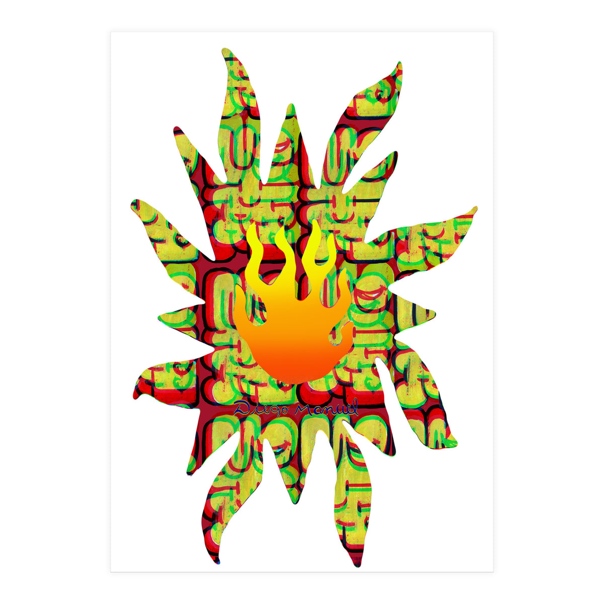 Fuego 20 Copia (Print Only)