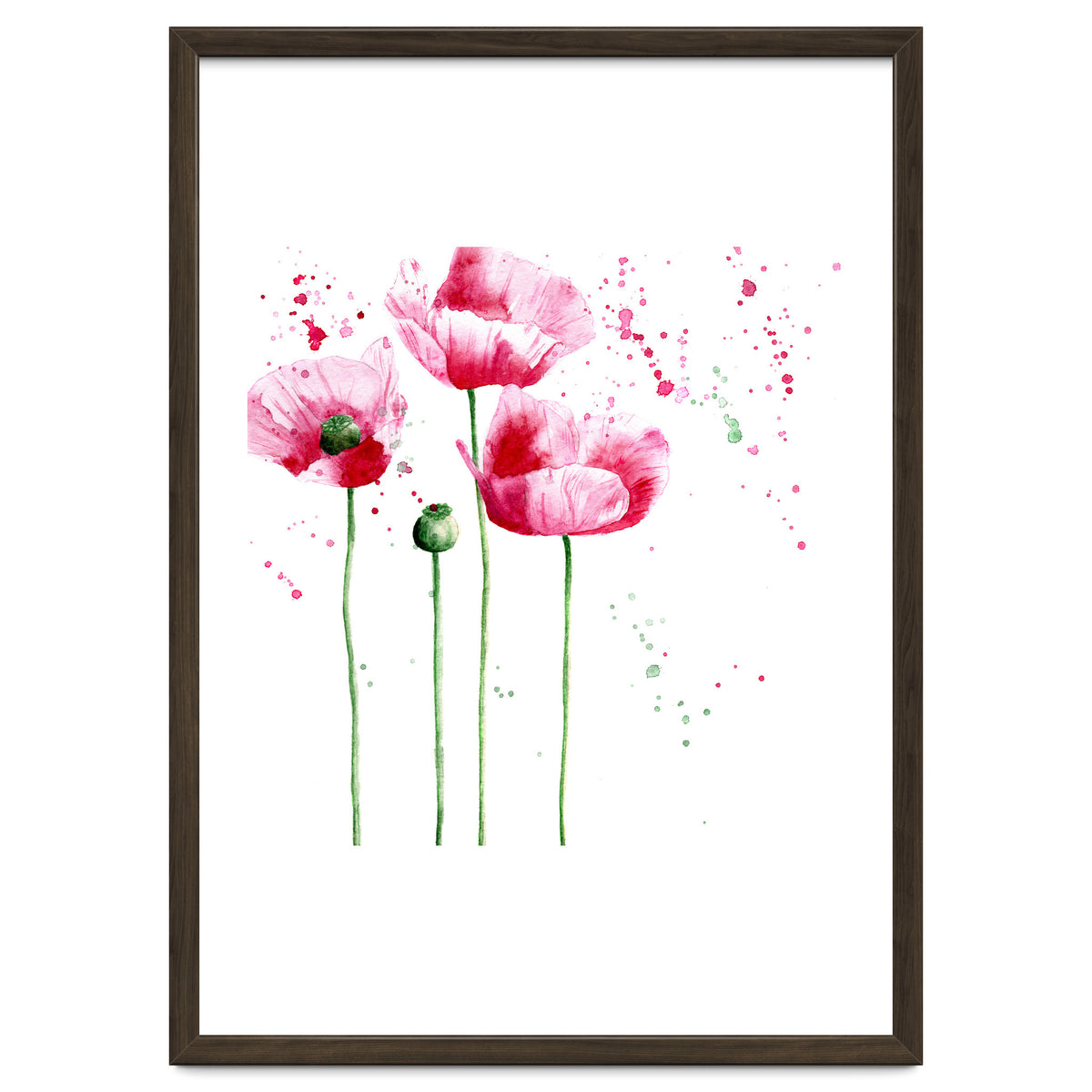 Poppies || watercolor