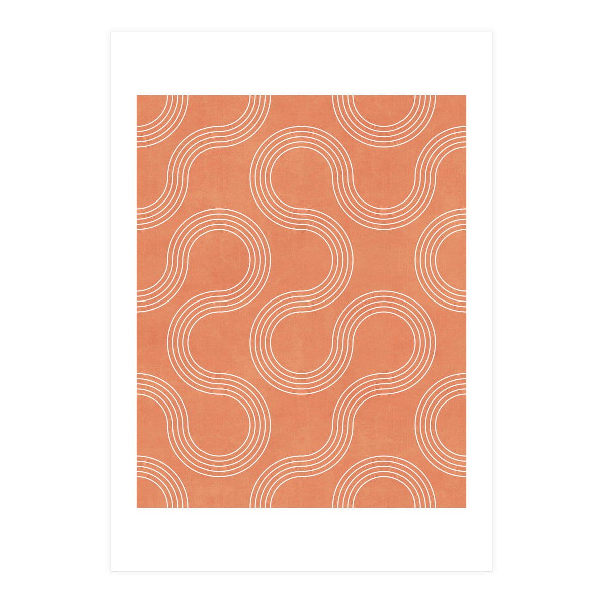 My Favorite Geometric Patterns No.32 - Coral (Print Only)