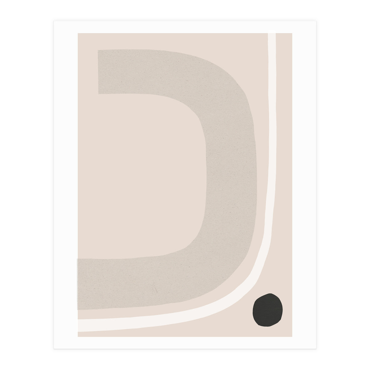 Beige Wave (Print Only)