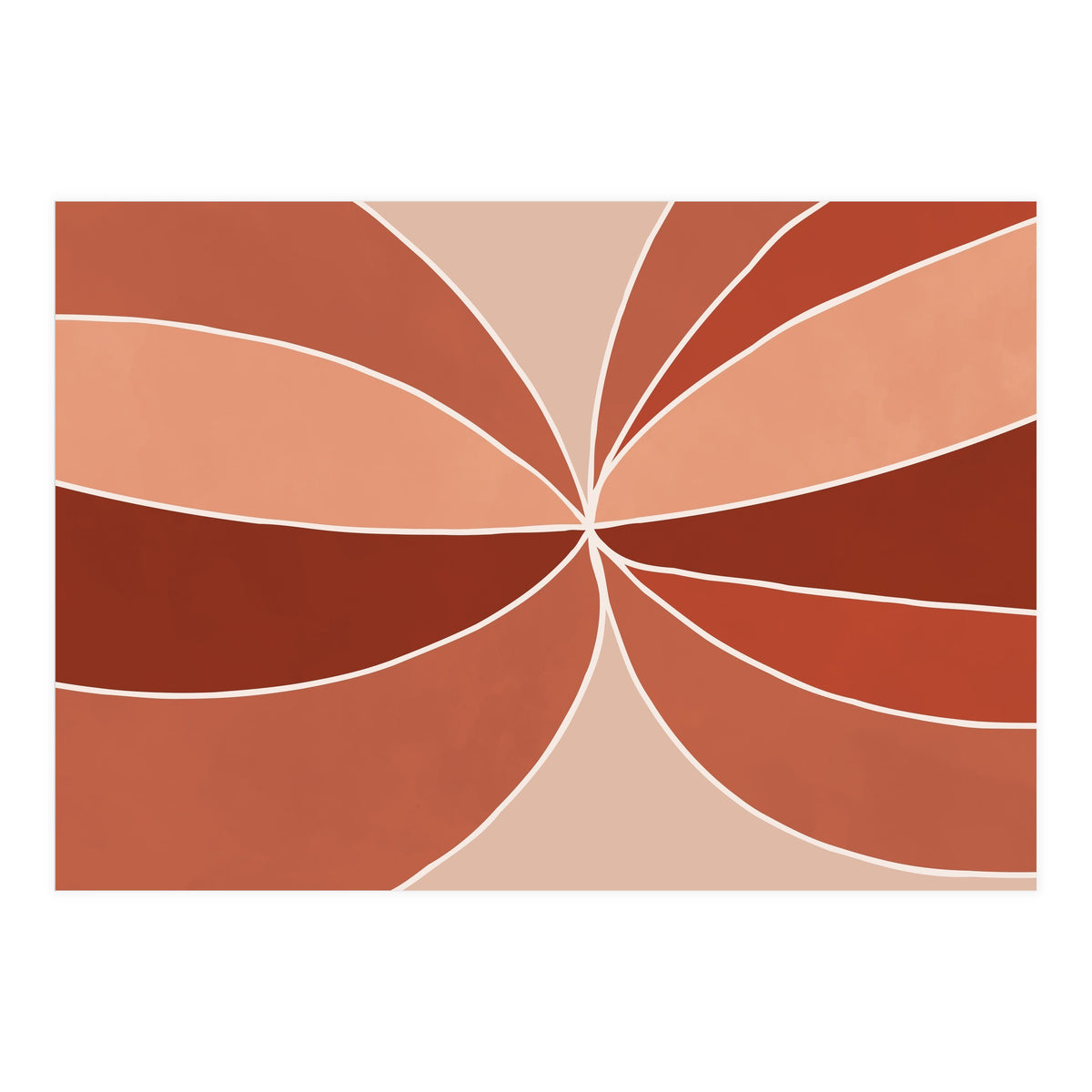 Boho Earth Tones Lines (Print Only)