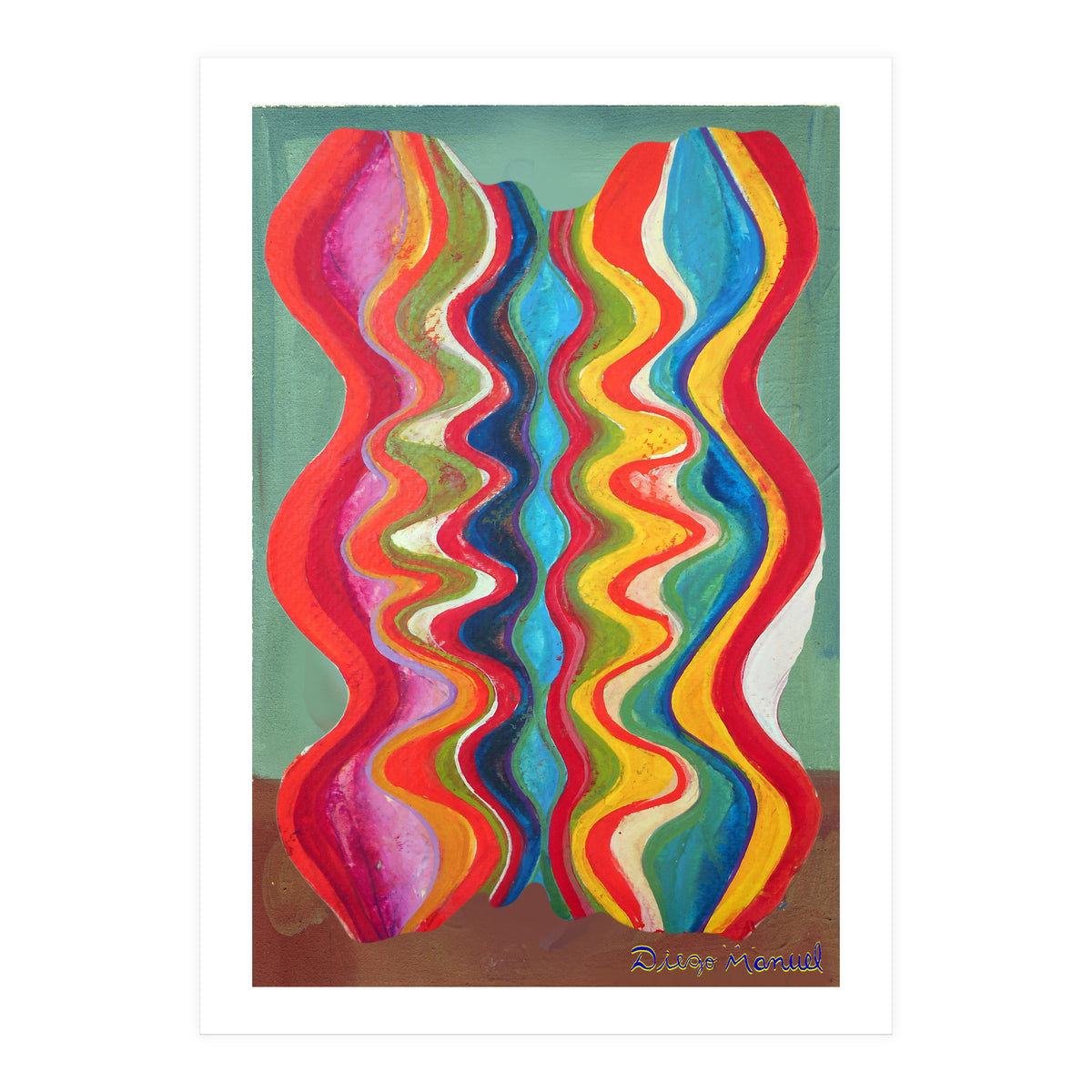 Pop Abstract Asimetrico A8 (Print Only)