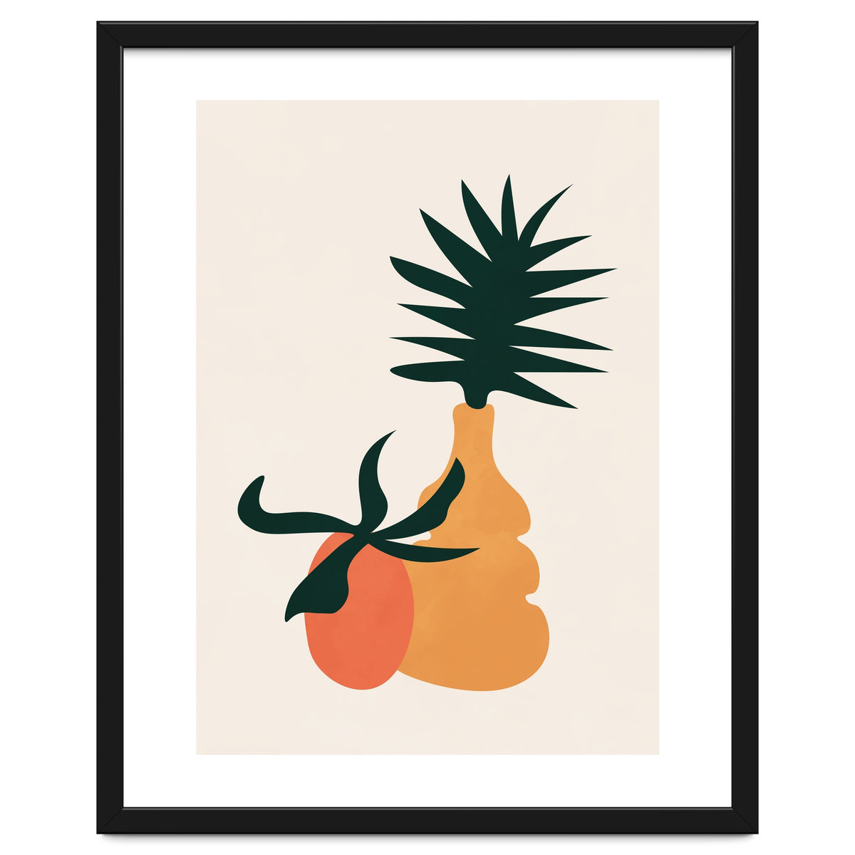 Boho Tropical Potted Plant