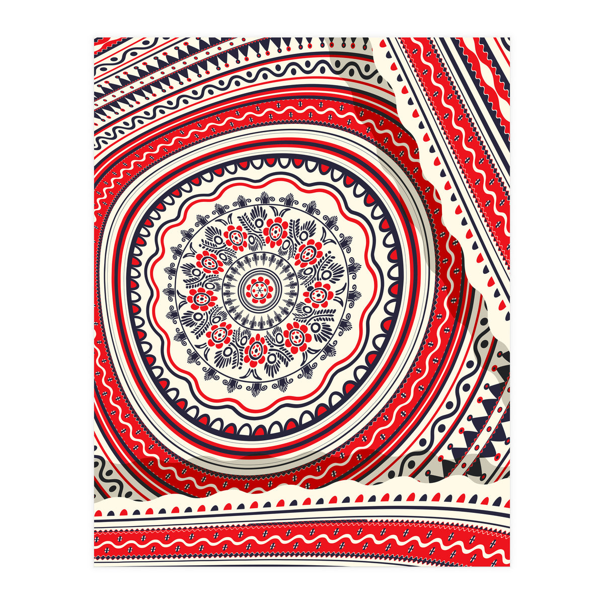 Romanian embroidery background 17 (Print Only)