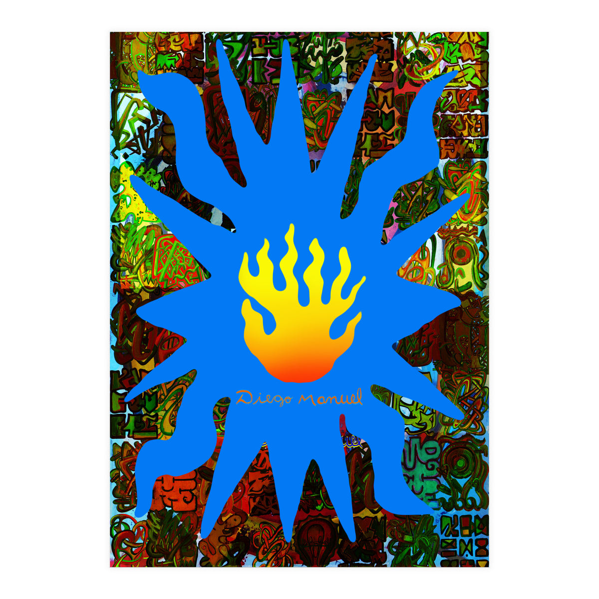 Fuego Y Graffiti 63 (Print Only)