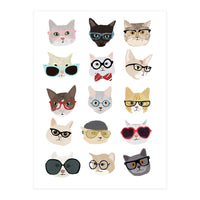 Cats in Glasses (Print Only)