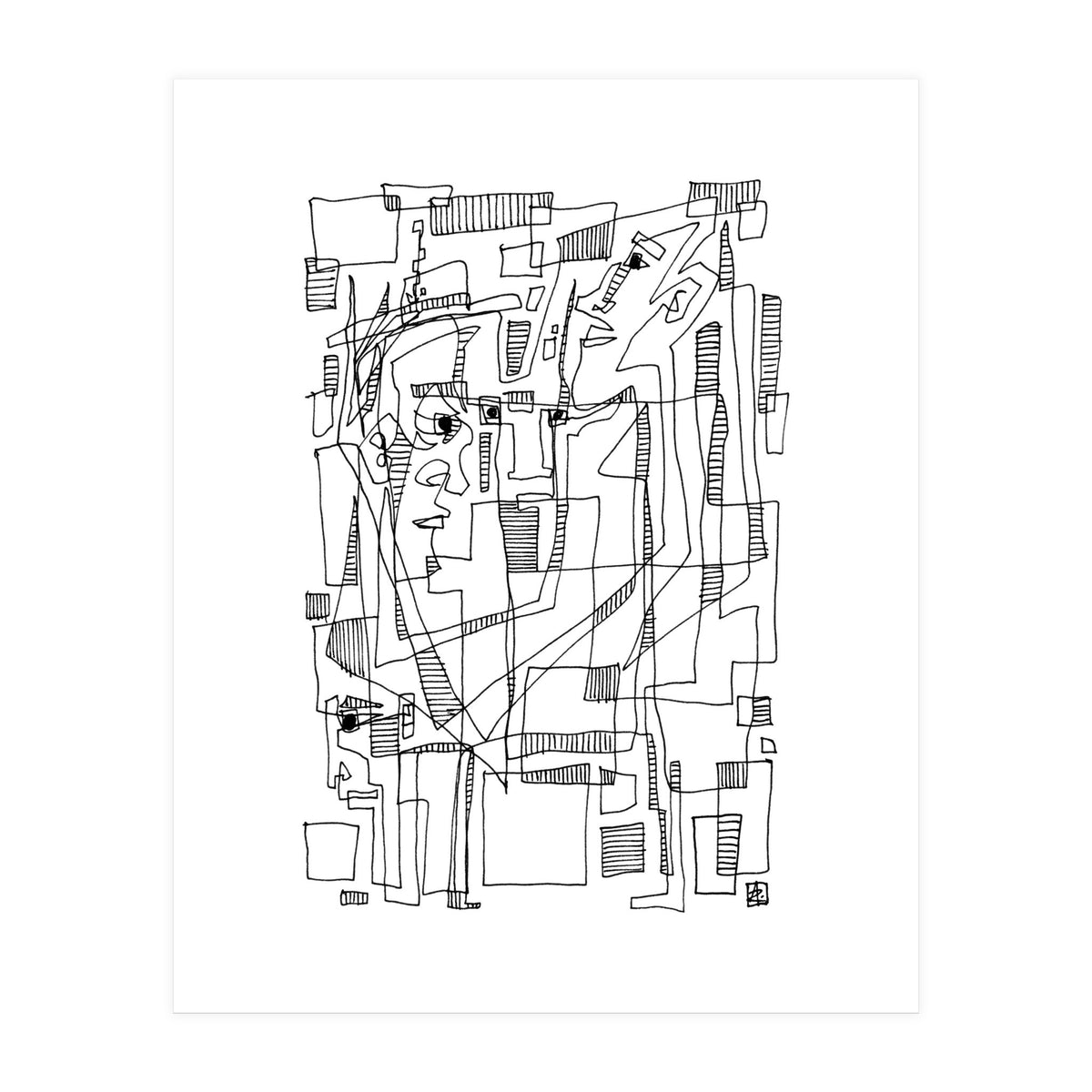 Conversation - b&w (Print Only)