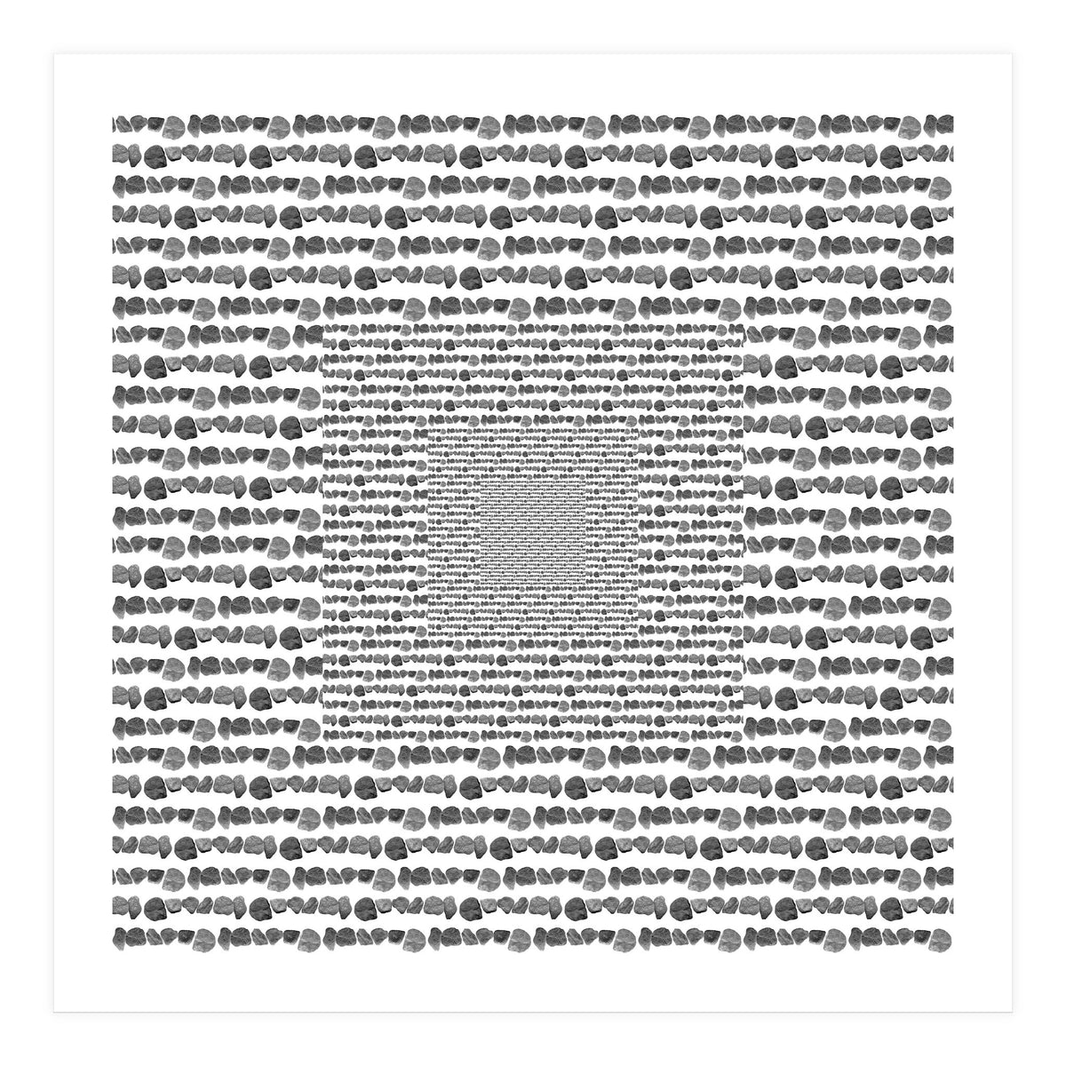 Squares with stones (Print Only)