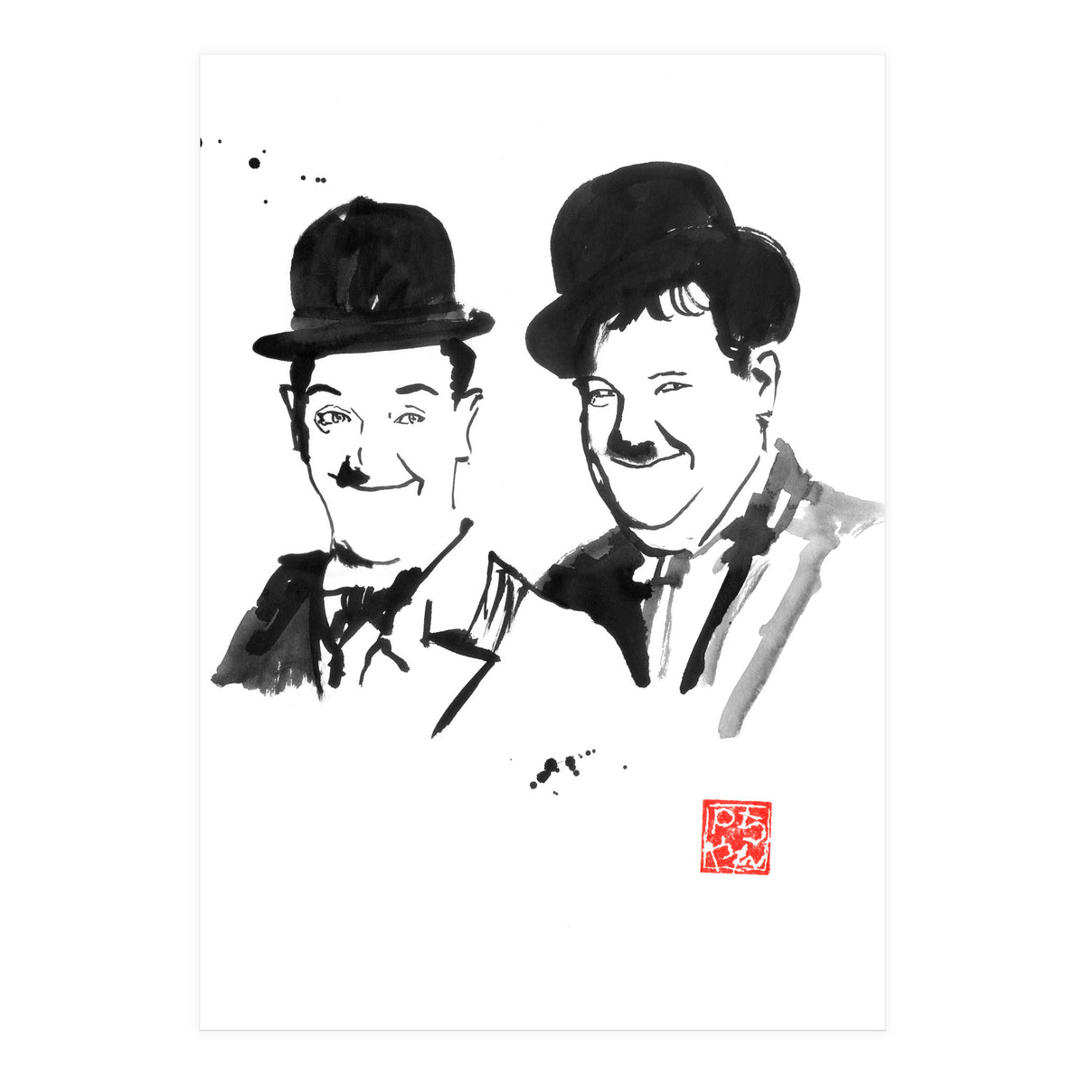 Laurel And Hardy (Print Only)