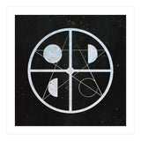 Pentagram moon phases (Print Only) thumbnail