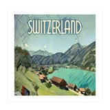 Lake Lungern, Switzerland. (Print Only) thumbnail