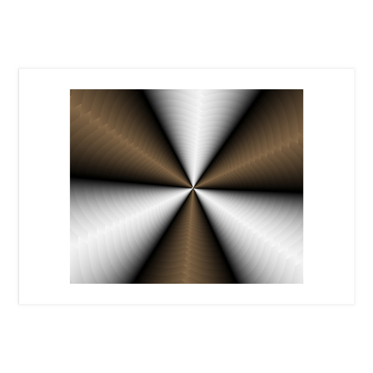 Brown Color Modern Interior Art (Print Only)