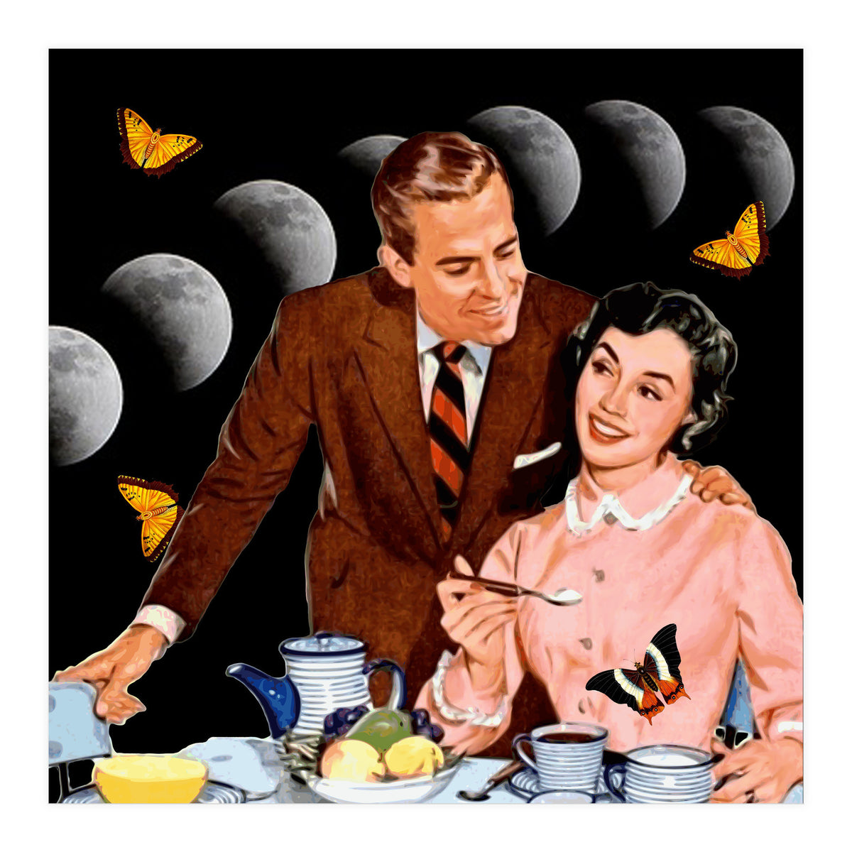 Bread In The Morning Makes Me Butterfly In Belly  (Print Only)