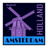 Travel Amsterdam Holland  (Print Only) thumbnail