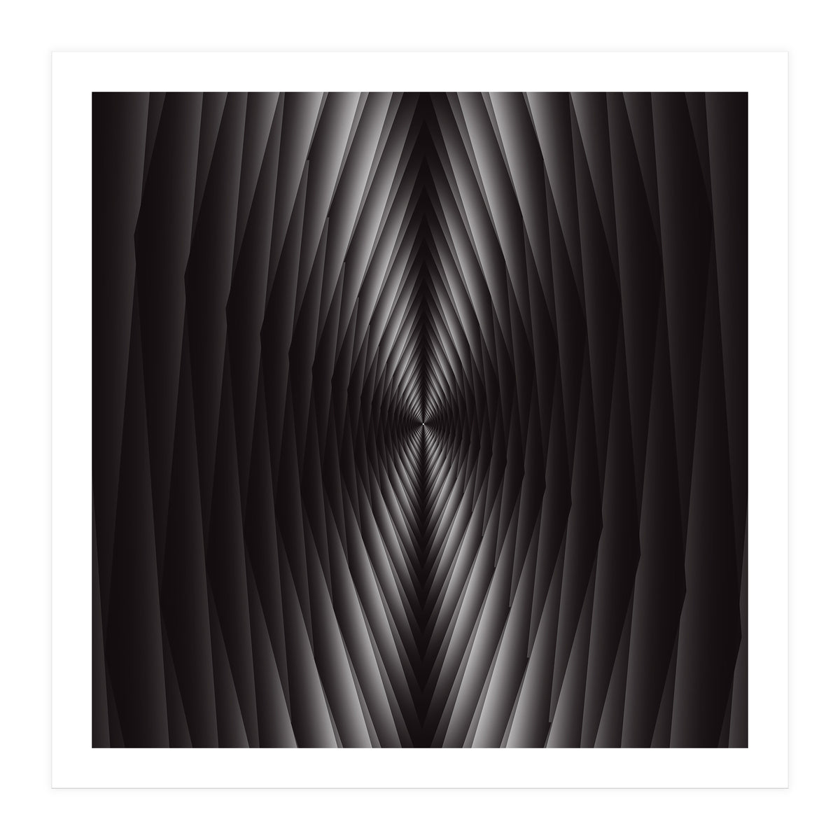 Monochrome Spiral Background  (Print Only)