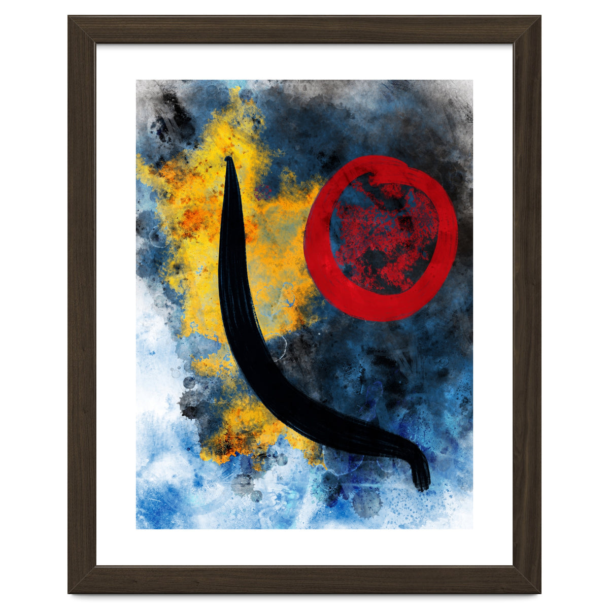 Abstract Calligraphy in the universe