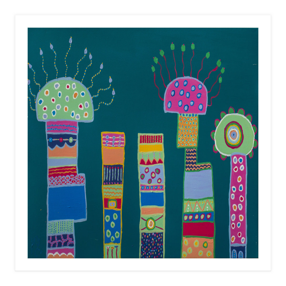 Buildings In Harmony (Print Only)