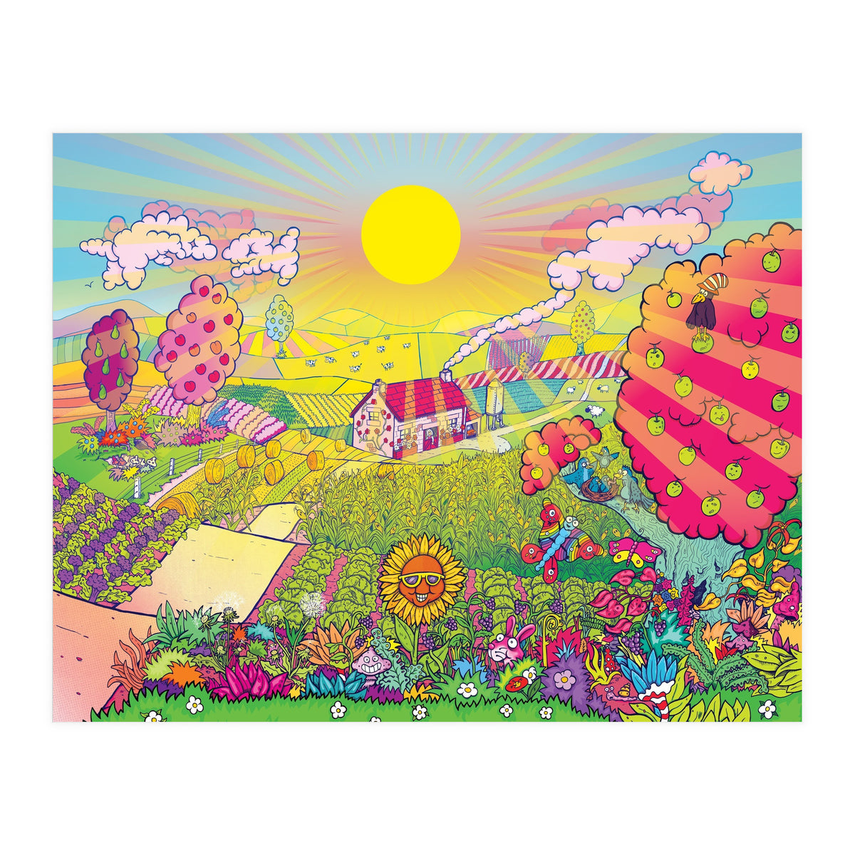 Reap A Harvest Barrel Aged Fruit Farmhouse Saison - Abbeydale x Siren Craft Brew (Print Only)