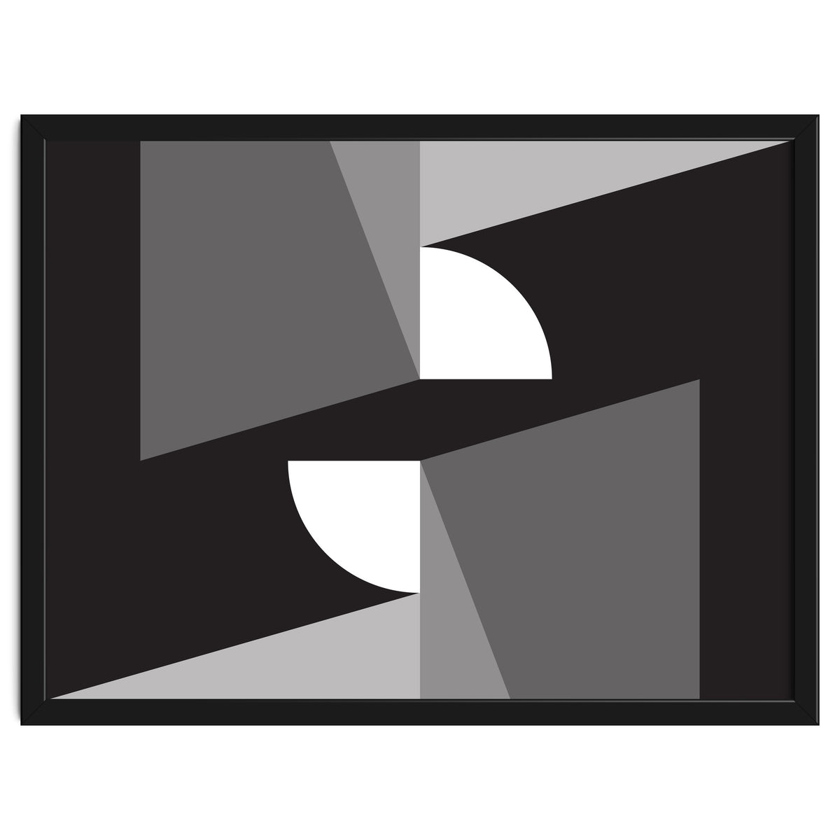 Geometric Shapes No. 11 - monochrome