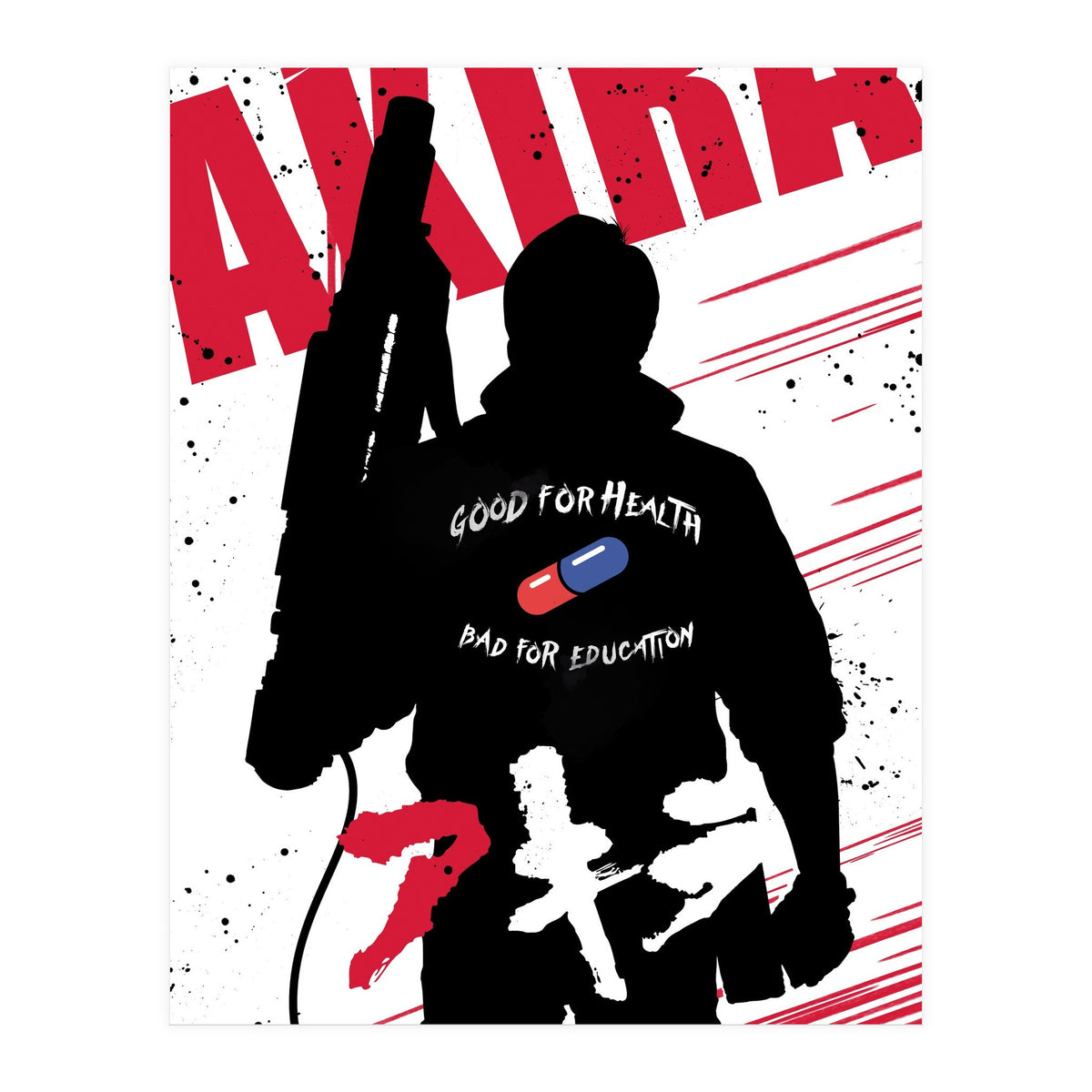 Akira movie poster (Print Only)