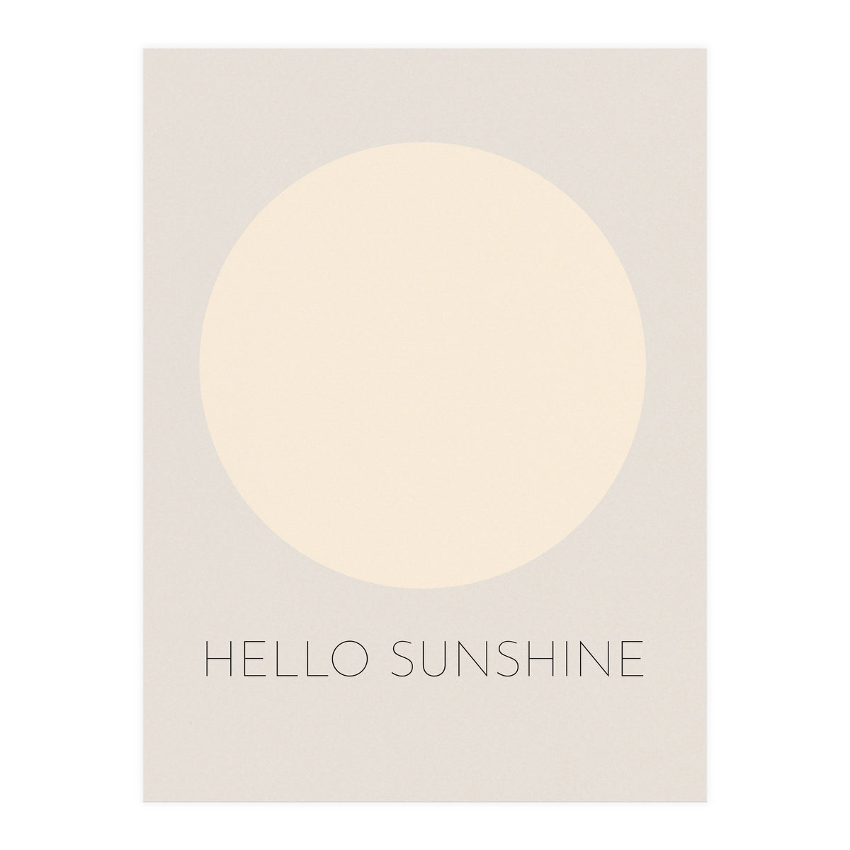 Hello Sunshine (Print Only)