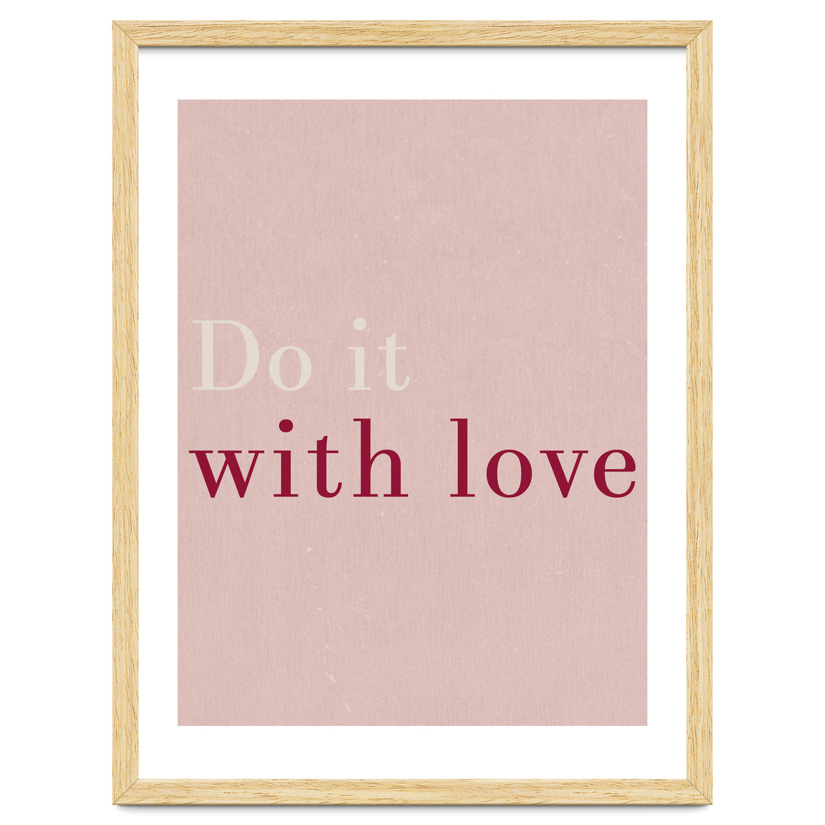 Do It With Love, Pink